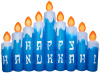 8.5 Foot Hanukkah Candle Scene Airblown Inflatable